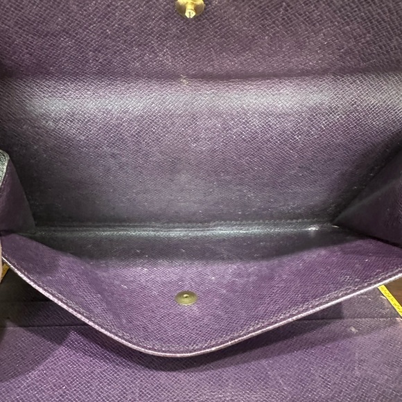 Louis Vuitton Vintage Epi Porte-Trésor International Wallet – Yellow & Purple - Picture 8 of 9